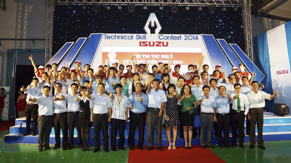 Isuzu Việt Nam tổ chức Hội thi tay nghề kỹ thuật viên lần thứ 11