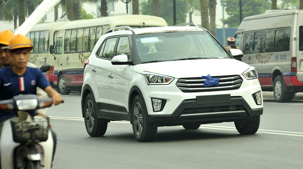 Hyundai Creta bất ngờ xuất hiện trên đường phố Hà Nội