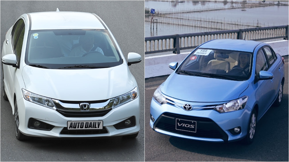 Honda City và Toyota Vios: Cuộc đua phân khúc sedan hạng B