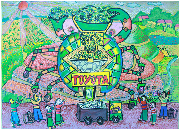 Toyota Việt Nam công bố thí sinh đoạt giải cuộc thi vẽ tranh ATGT