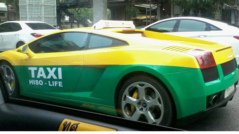 Lamborghini Gallardo làm taxi tại Thái Lan